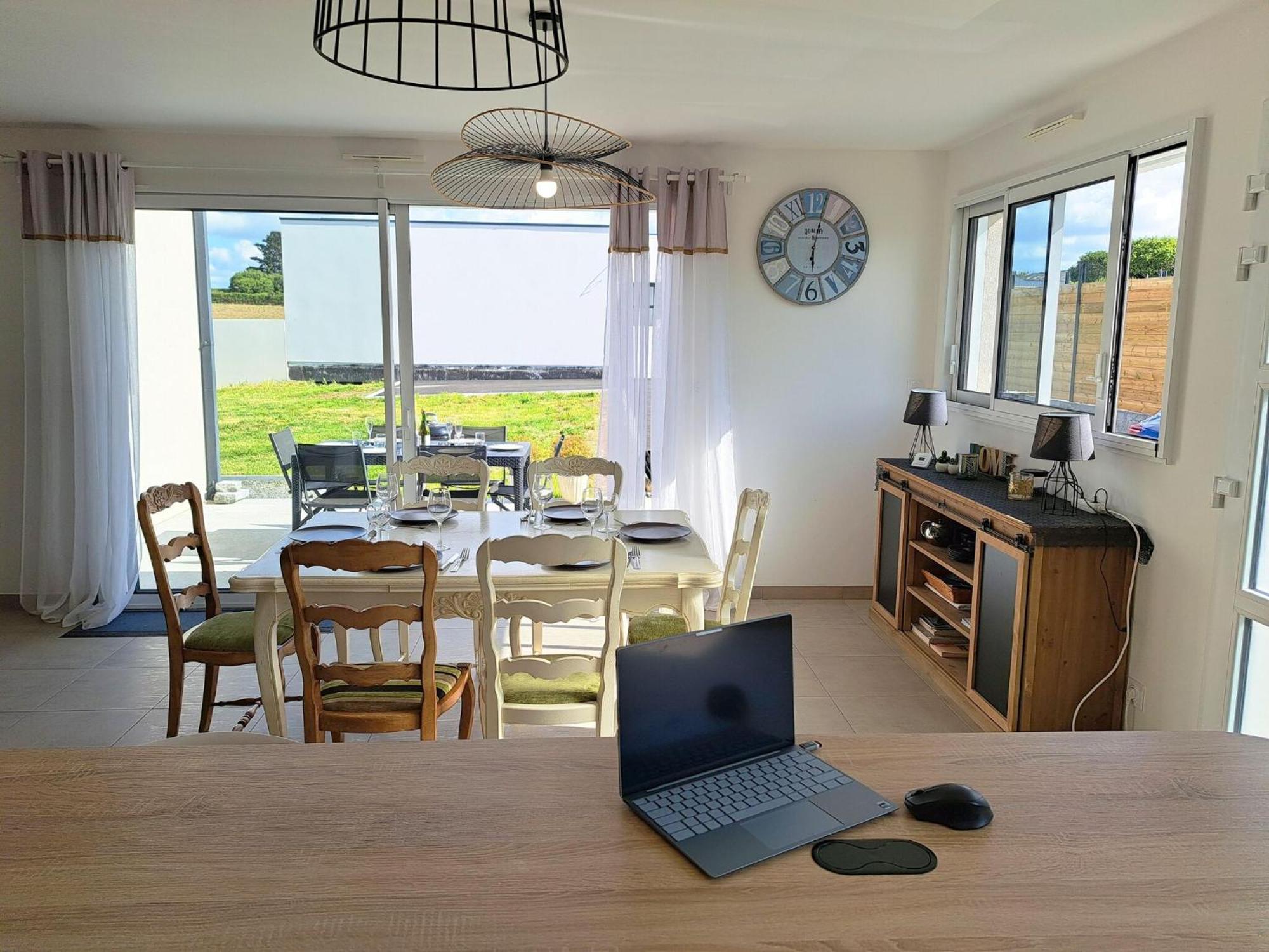 Single Storey Holiday Home In Cléder المظهر الخارجي الصورة